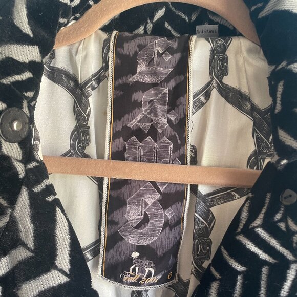 L.A.M.B. Fall 2007 ZigZag Evening Jacket Size 6 RARE VINTAGE - Picture 6 of 7